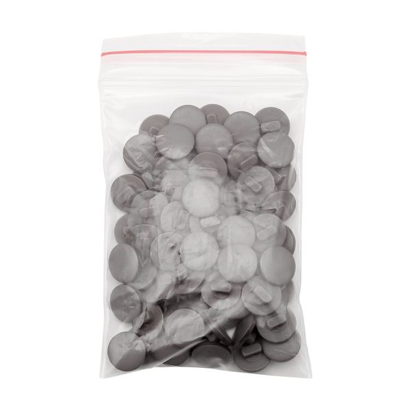 Пуговицы на ножке 18L (11мм), пластик (Gray (серый)), NE68, 72 шт