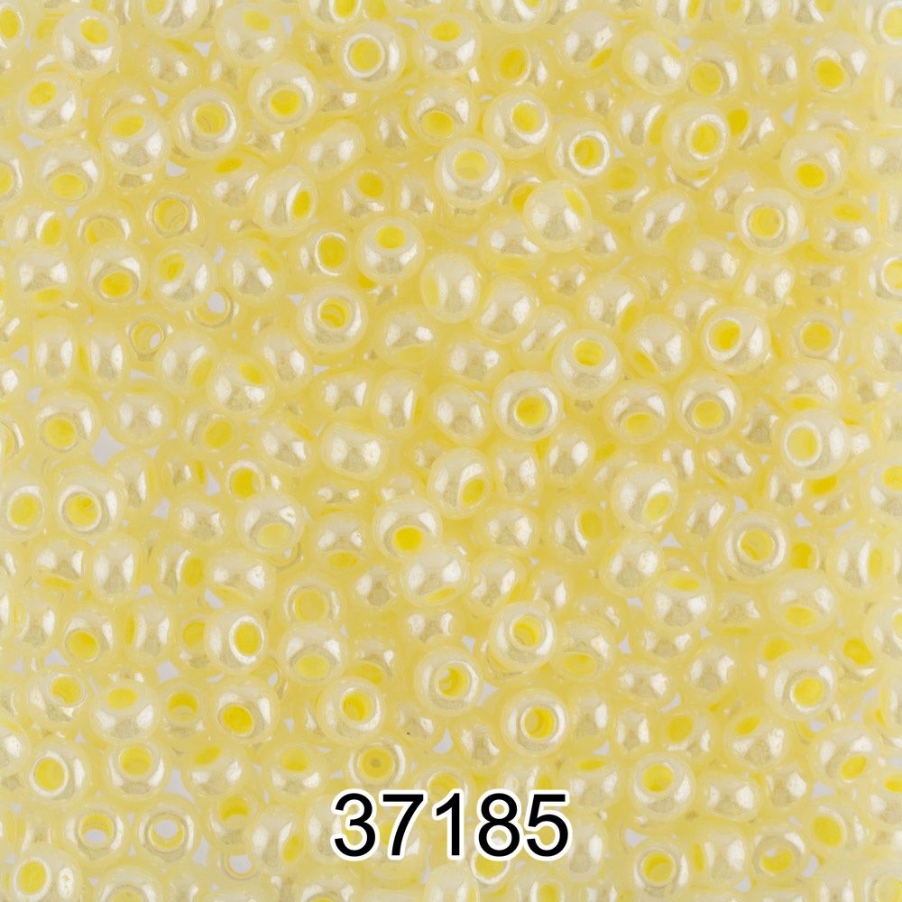 Бисер Preciosa круглый 10/0, 2.3 мм, 500 г, 37185 (Ф042) бл.желтый