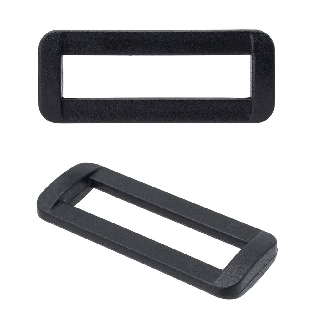 Рамка прямоугольная пластик ацеталь 40 мм, черный, 20 шт