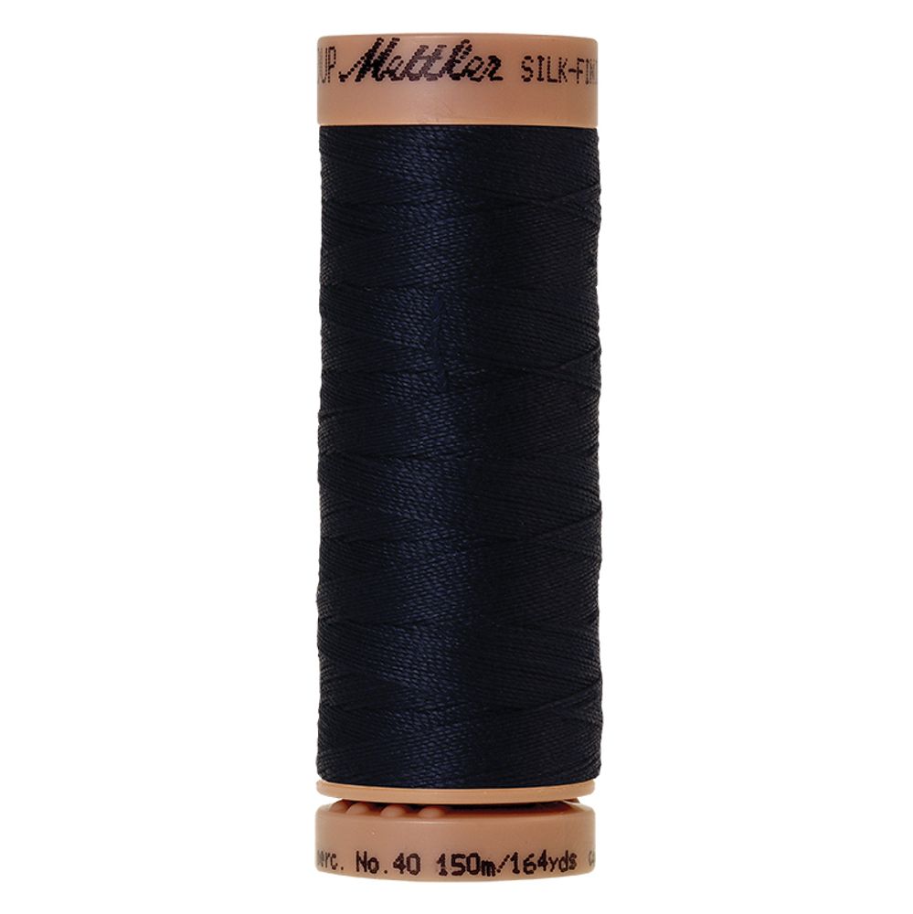 Нитки хлопковые отделочные Mettler Silk-Finish Cotton 40, 150 м, 0827, 5 катушек