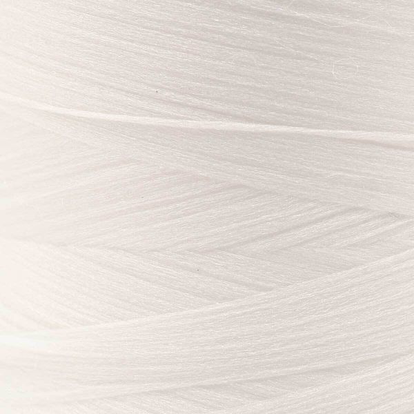 Нитки текстурированные некрученые 150D/1, 5000ярд, цв.9021 белый