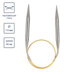 Спицы круговые ⌀7.0 мм, 40 см, с металлическим тросиком, Alpina SIL-40