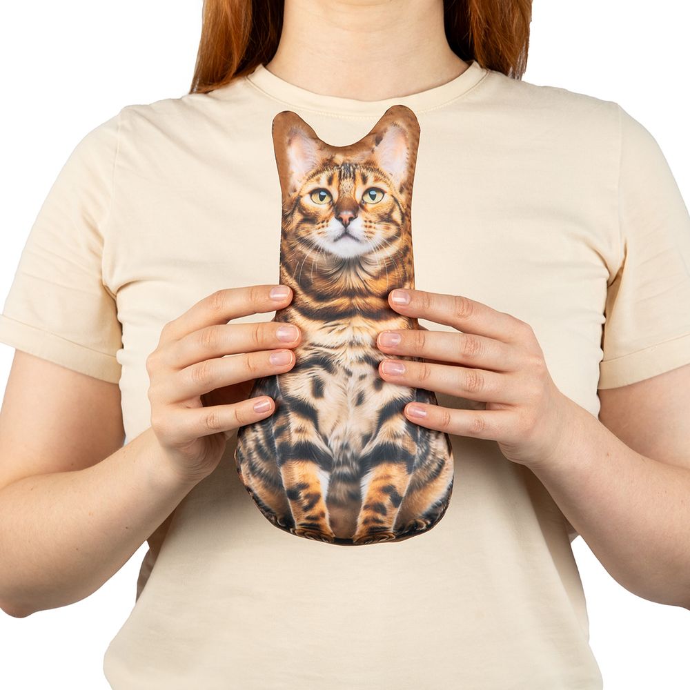 Набор для шитья игрушки Кот бенгальский 14.2х26.7 см, Miadolla IAS-014