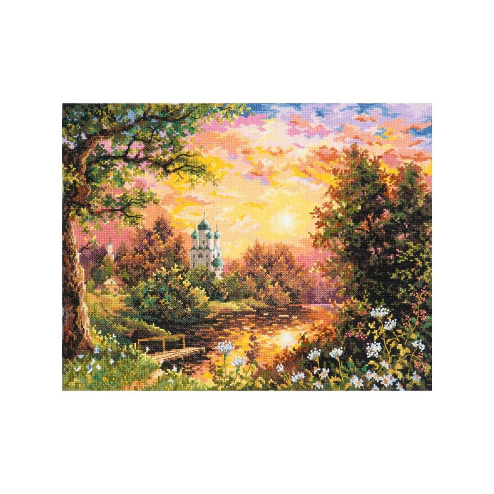 Набор для вышивания нитками Чудесная игла, Вечерний звон, 40х31 см