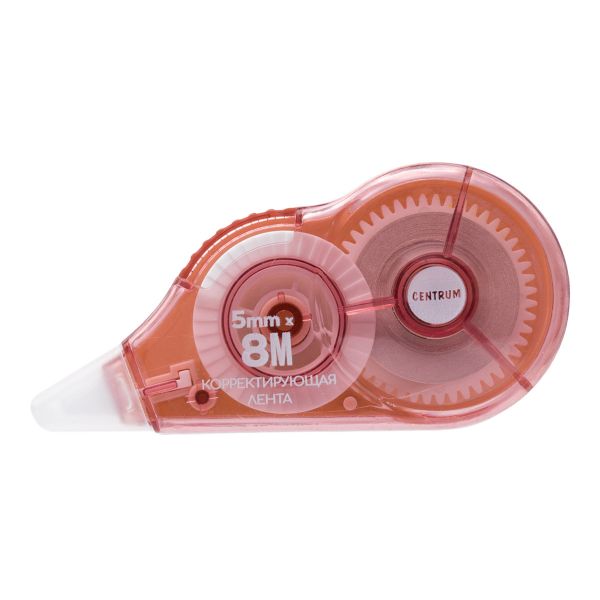 Корректор-лента 5мм х 8м, розовый, 80742
