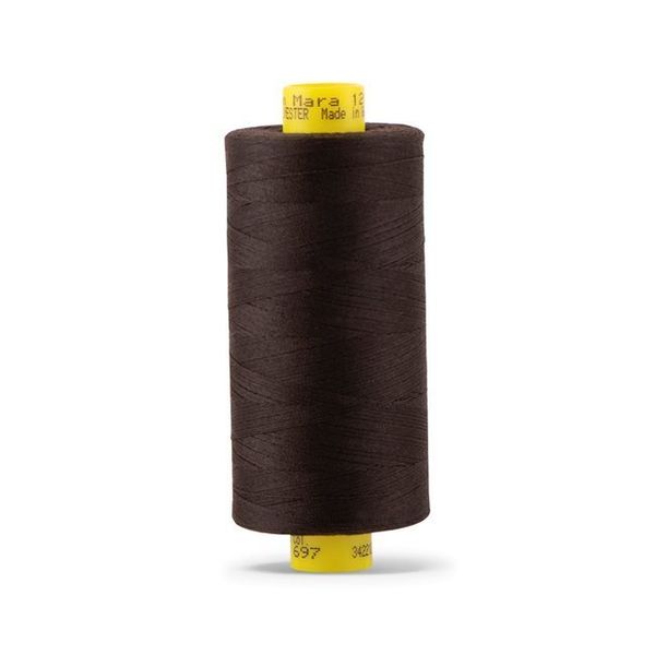 Нитка универсальная Gutermann Mara 120/2, 1000 м, 700207, 697 венге, 1 шт