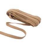 Резинка бельевая (стандартная) 10.0 мм, / 15х10 м плетеная, бежевый/ beige, Gamma С 3337