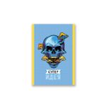 Блокнот на скобе, твин лак, A6 32 л. 12 шт, клетка, Шок контент 01025, Светоч 32Б23