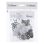 Люверсы металл ⌀_7.0 мм (внутр.), 50 шт (5х10 шт), 05, под оксид, Gamma №05