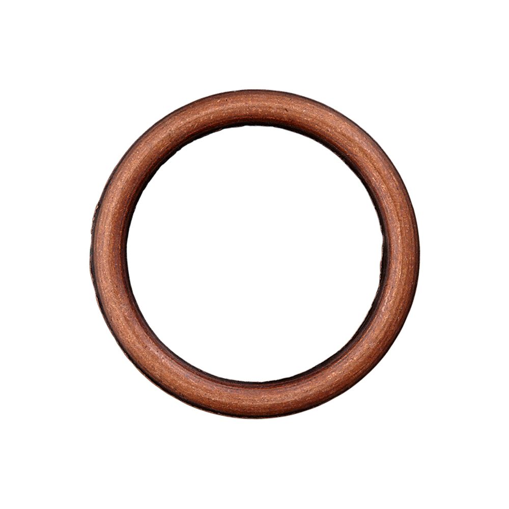 Кольцо металл Union Knopf 20 мм, цв. бронза, 1 шт