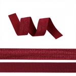 Резинка бельевая (окантовочная) блестящая 15.0 мм / 1000 метров, темно-красный S059