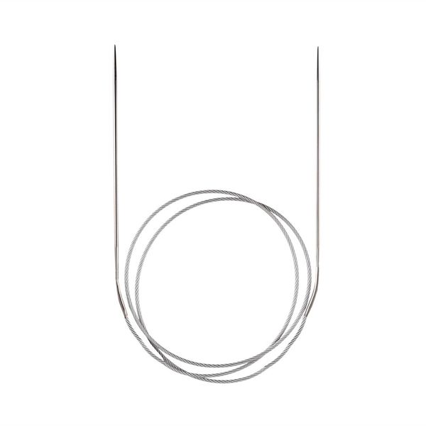 Спицы круговые металл ⌀2,0 мм, 100 см, с металлической леской, Gamma MKN