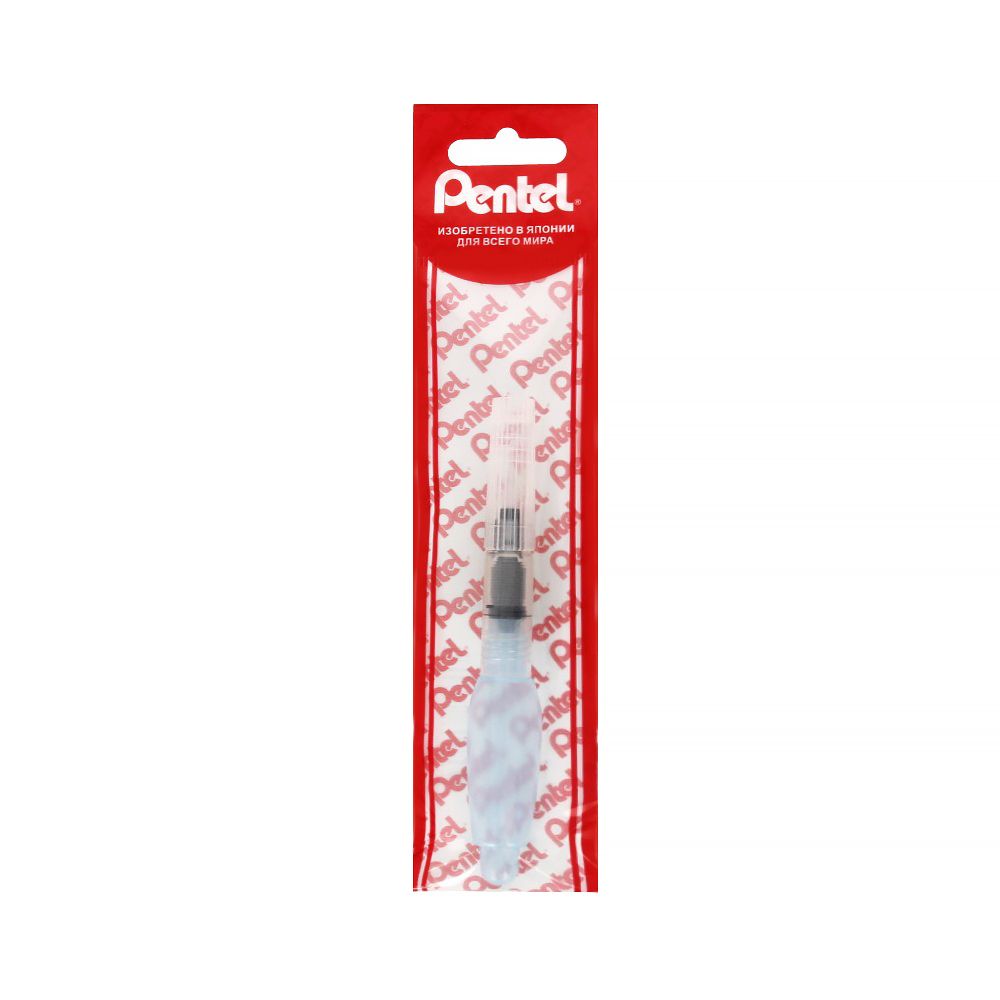 Кисть синтетика с резервуаром Aquash Brush MINI в PPS круглая короткая ручка, средняя FRH-MMBR, Pentel