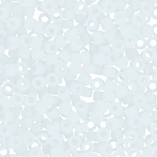 Бисер Toho 11/0 Treasure 2 (1.6 мм), 500 г, 0041F белый/матовый