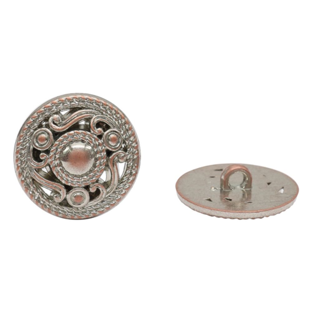 Пуговицы на ножке 40L (W.Copper), 144 шт /TOS/