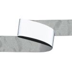 Лента светоотражающая (катафотная) [cpl:360], 20 мм / 50 метров, 100% п/э, серый, Gamma JF9002