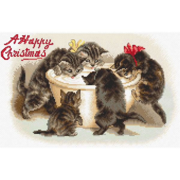 Набор для вышивания нитками LetiStitch L8102, Так вкусно!, 27х17 см