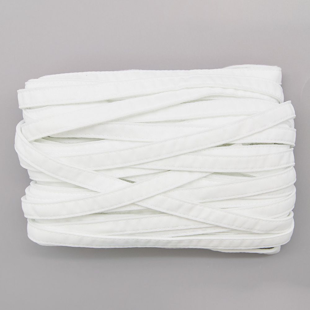 Лента тоннельная (чехол для косточек) 12.0 мм / 20 метров, Arta, 001 белый