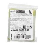 Полимерная глина Cernit Metallic запекаемая, имитация металла 56 гр, 051 зеленое золото