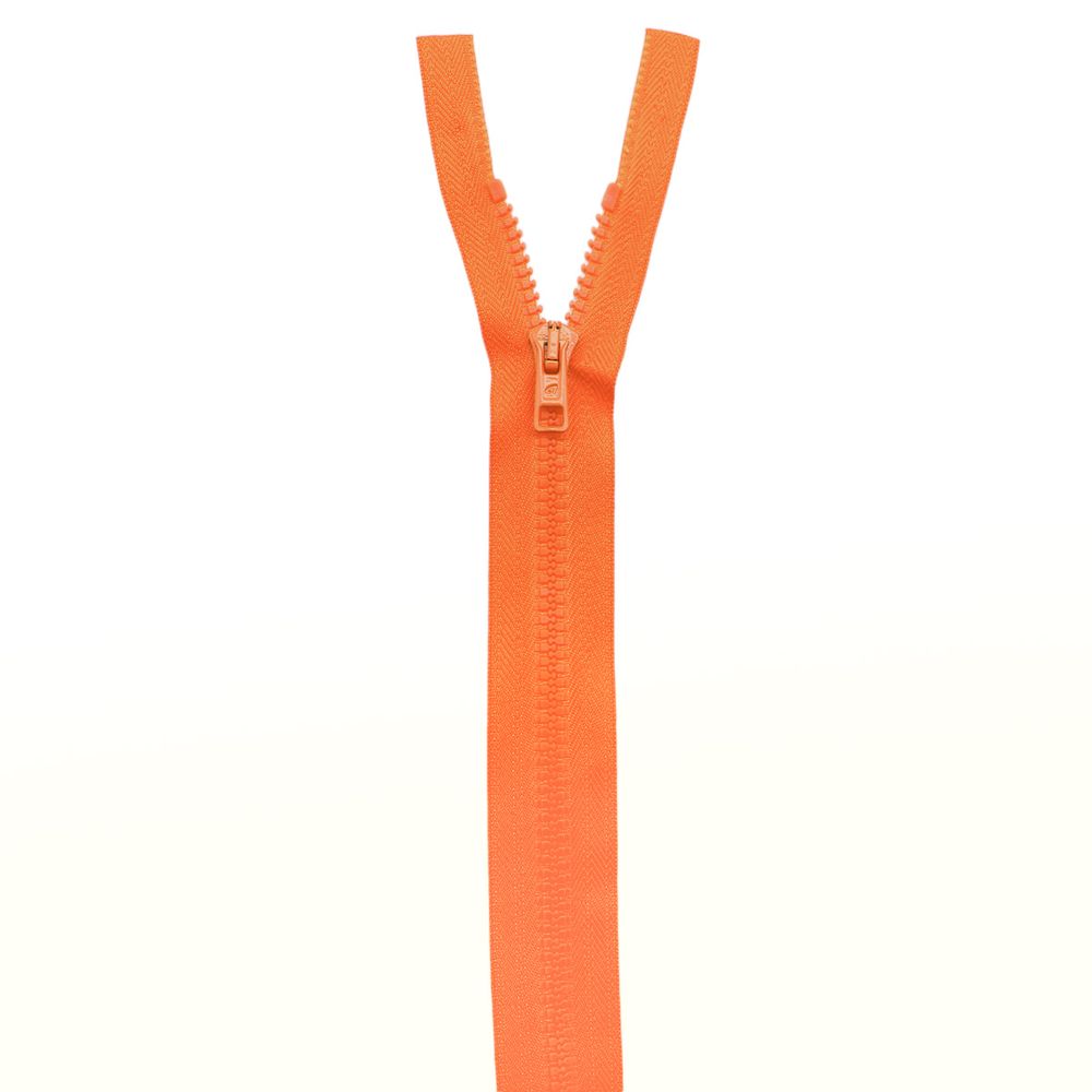 Молния трактор Arta Т6 (6 мм) 1 зам., разъем., 65 см, цв. 005 оранжевый, уп.5 шт