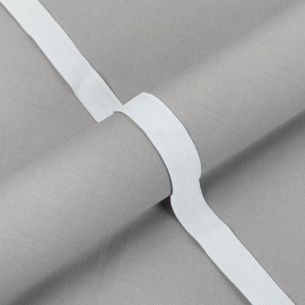 Резинка вязаная 20 мм, / 50 метров, белый, Gamma RV-20 W