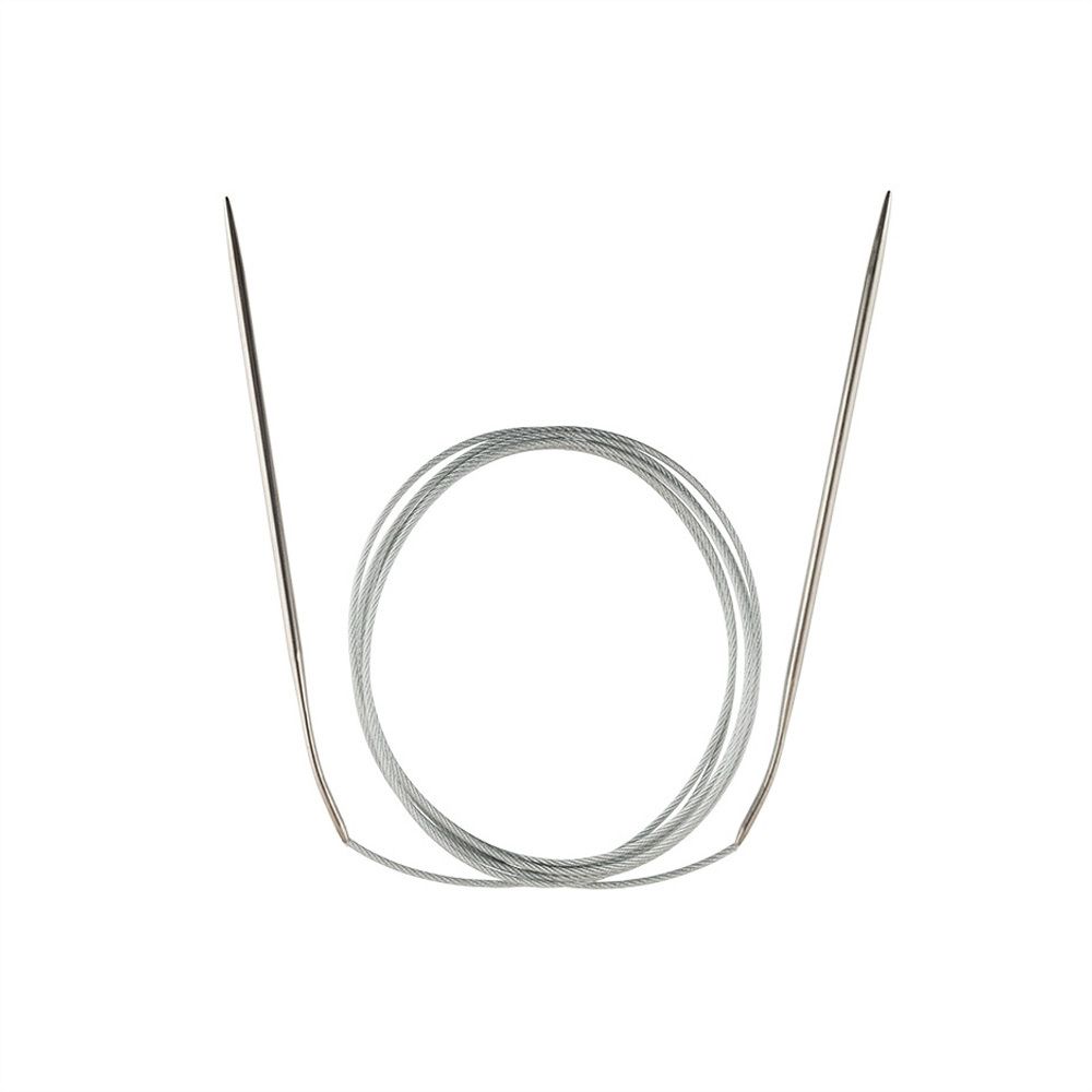 Спицы круговые металл ⌀3,0 мм, 200 см, с металлической леской, Gamma MKX