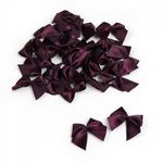 Бантики пришивные 35 мм, MJRF070 фиолетовый S254, уп.100 шт