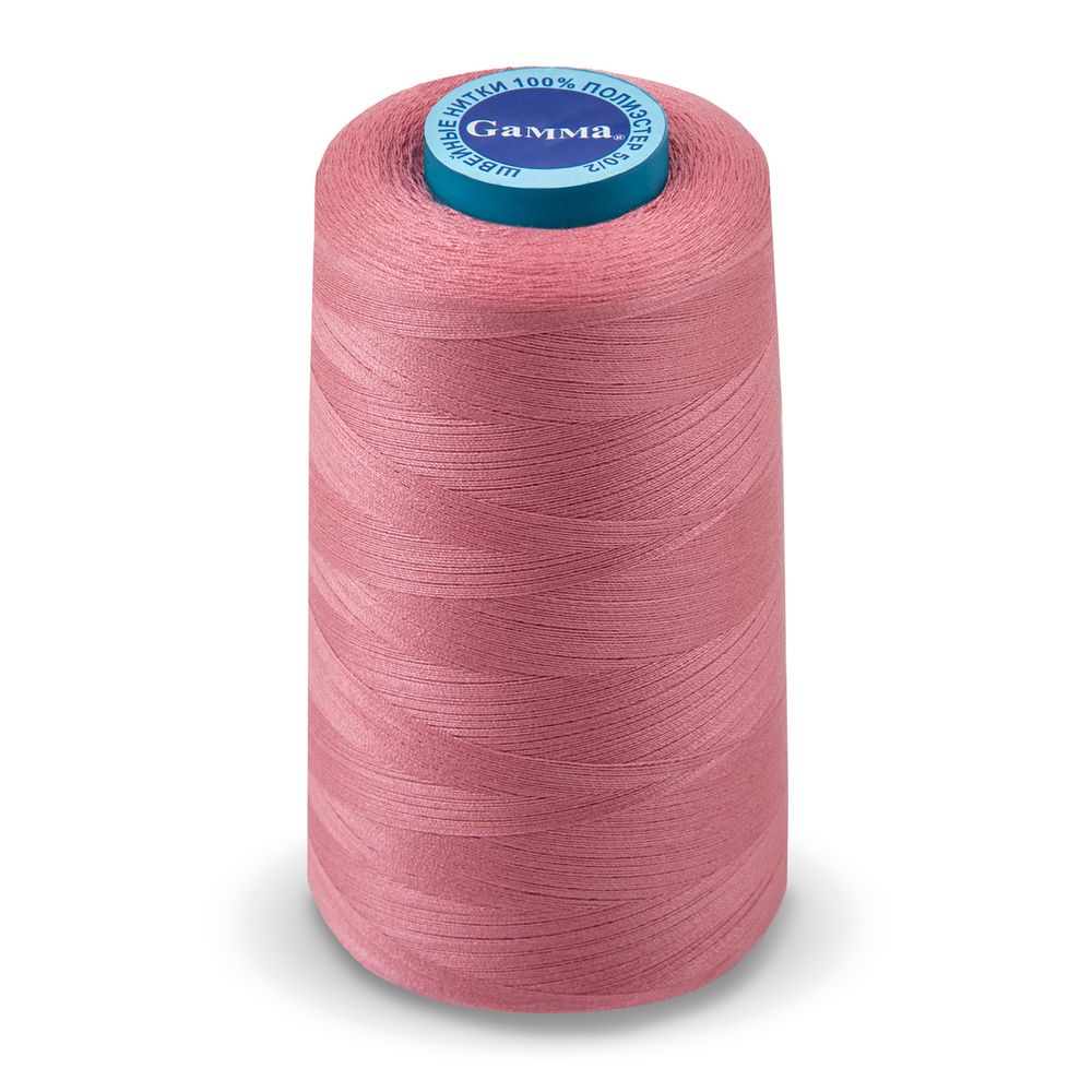 Нитки универсальные Gamma 50/2, 4570 м (5000 ярд) / 1 кат., 469 т.розовый