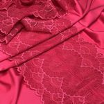 Кружево эластичное (стрейч) 195 мм, TBY.8034, S261 лесная ягода, 10м, Kruzhevo