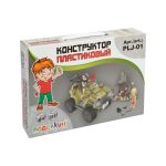 Конструктор пластиковый Квадроцикл 312 элемент, Поделкин PLJ-01