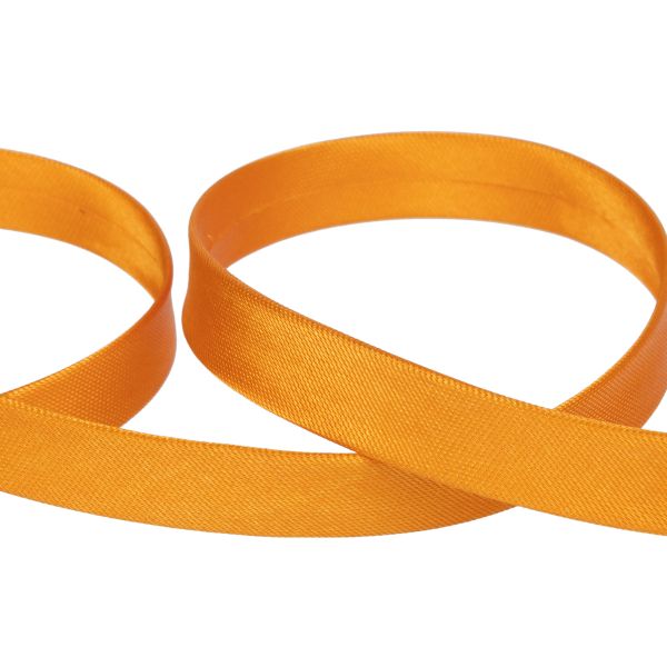 Косая бейка атласная 15 мм / 132±1 метра, В038 грязно-оранжевый, NGK-15P