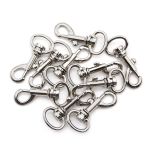 Карабин металл 19.0 мм (53х24 мм), никель, 10 шт