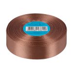 Лента атласная 1-сторонняя 25.0 мм / 33±2 метра, 031 т-коричневый, Gamma