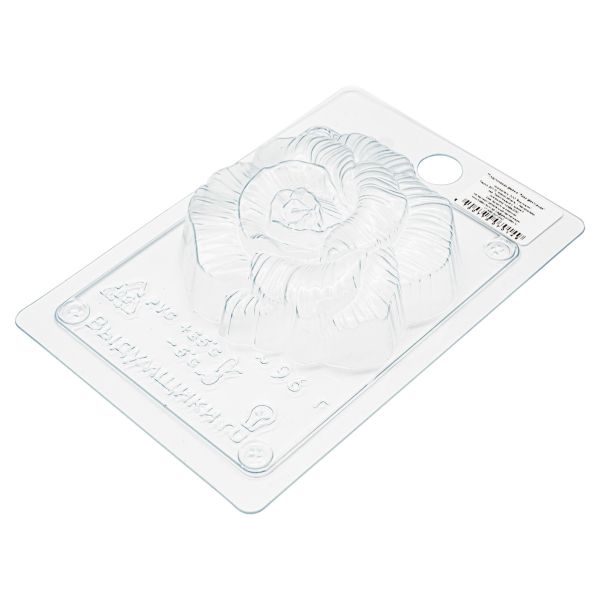 Пластиковая форма, Роза фактурная