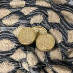 Пуговицы на ножке металлические 36L=23мм, С-MP06 цв.золото, 5 шт