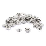 Кнопка пришивная металл ⌀19.0 мм (никель), 20 шт