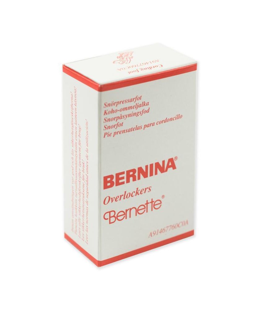 Лапка для вшивания шнура, 502 010 64 60, Bernina, 1 шт