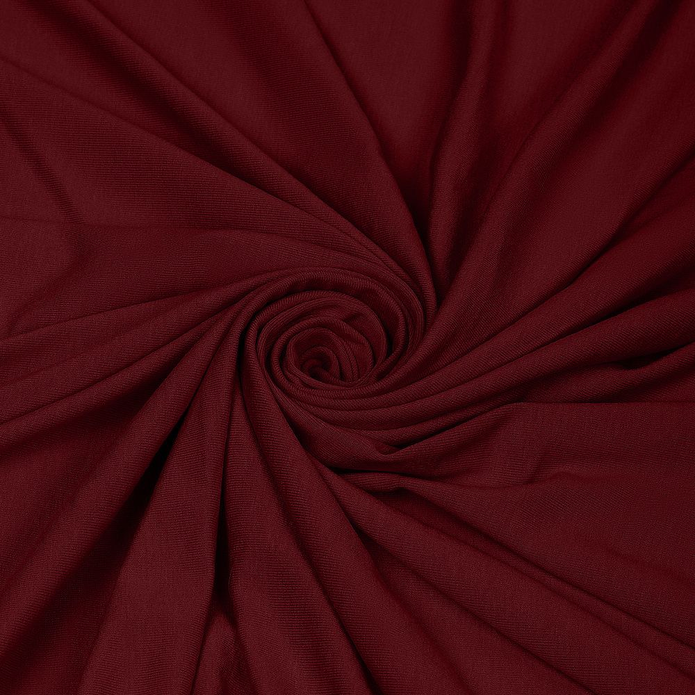 Вискоза трикотажная 240 г/м², 180 см / 1 метр, TBY.023709, бордо