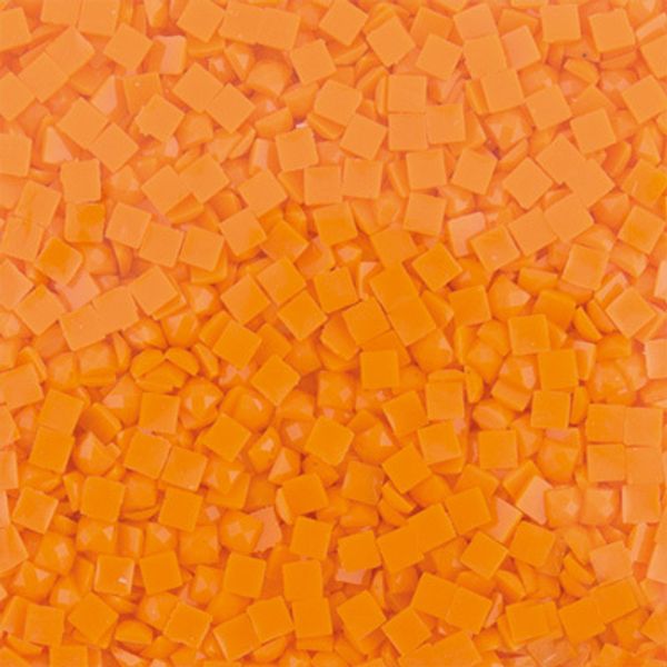 Стразы неклеевые акрил 2.3х2.3 мм, 100 г (10х10 г), /РП/, №0019 св.оранжевый, Zlatka ZMS