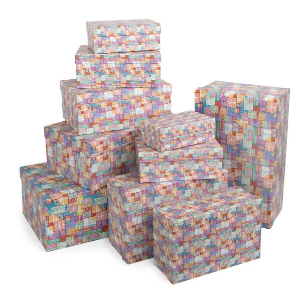 Набор подарочных коробок, 10 шт, 03 подарки, Stilerra SBOX-R4