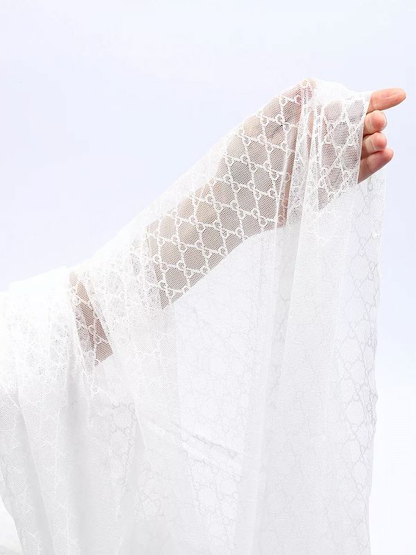 Сетка бельевая эластичная 70 г/м², шир.150 см / 20 метров, OLG119, белый