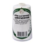 Нитки для прошива документов ПНК им.Кирова 170ЛШ, 1000 м / 1 кат., 0101 белый