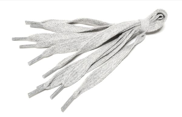 Шнурки хлопковые 10 мм, 100 см, 1 пар(a), №05 св.серый, Gamma ХБ-401/10