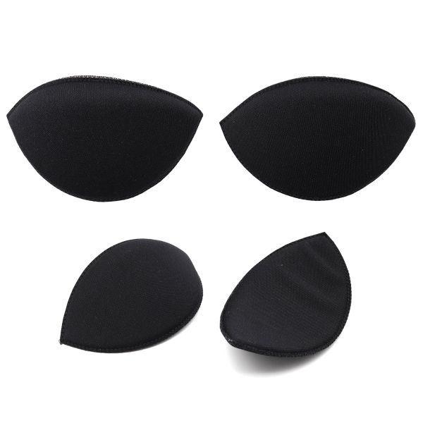 Увеличивающие вкладыши для корсетных изделий сшивные несимметричные 70х125 мм, толщ.16 мм, р.3, черный, Antynea, БВ-16/6