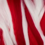 Шерсть для валяния (до 29 мкр), 50 г. 6027 отбелка/винный/красный, Gamma MY-050