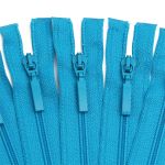 Молния спираль (витая) Arta Т5 (5 мм) 1 зам., разъем., 70 см, цв. 549 бирюза, уп.5 шт