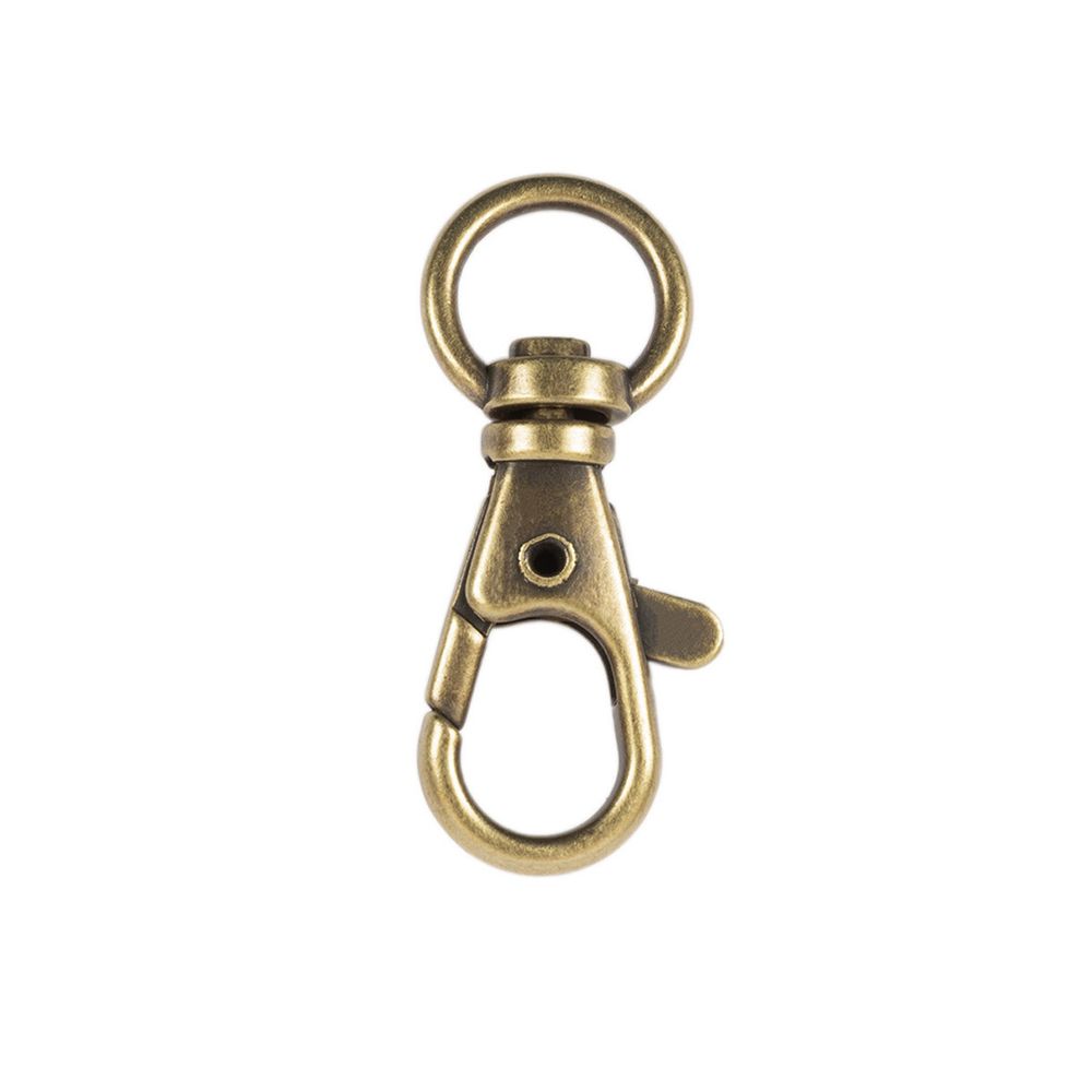 Карабин металл 12.0 мм (42х17 мм), 10 шт, 24 под бронзу, Gamma GH 102/12/10