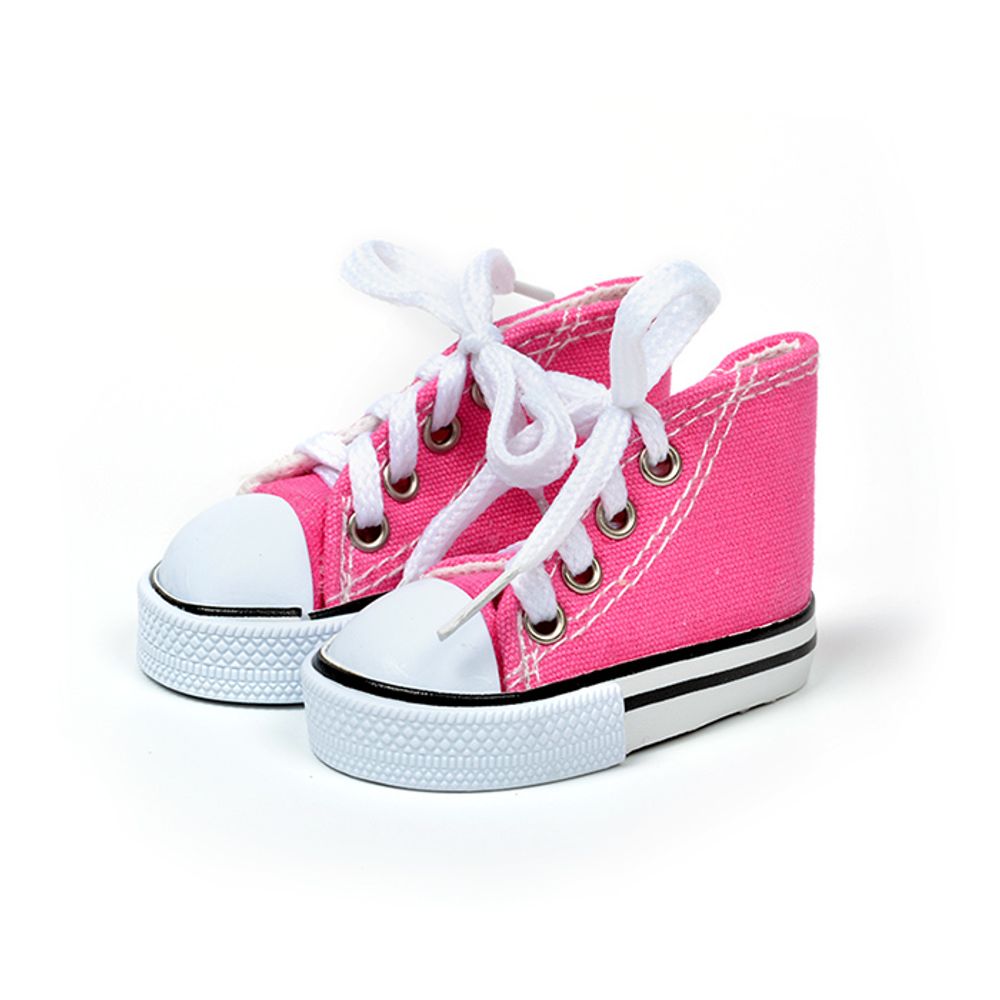 Кеды для кукол 70753, цв. розовый 75 мм