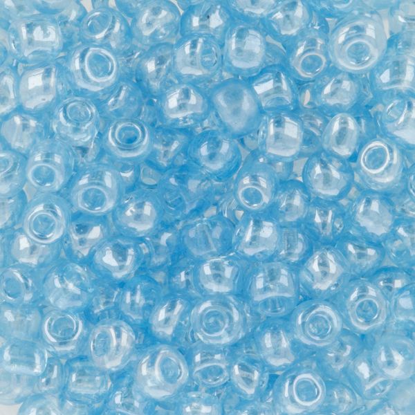 Бисер Zlatka 8/0 (2.9 мм), 100 г (10х10 г), №0117A голубой, GR