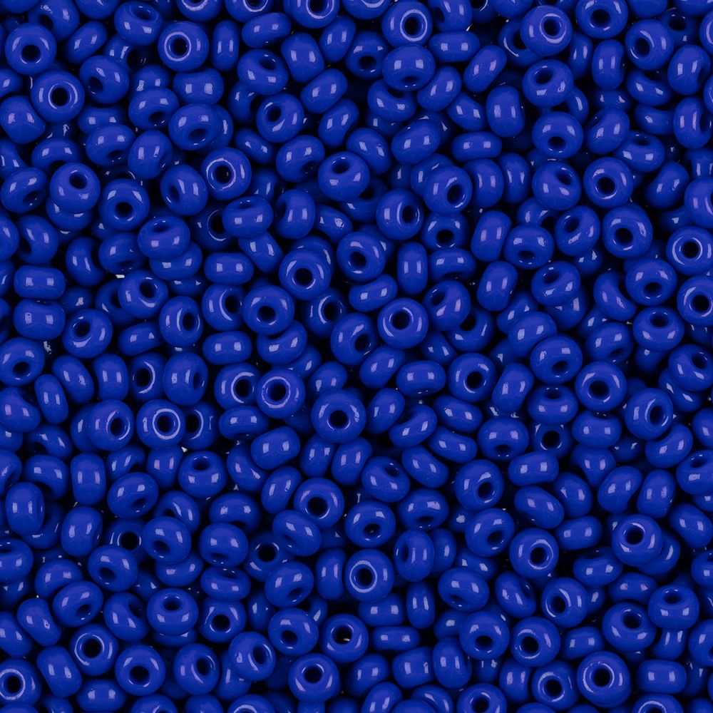 Бисер Preciosa круглый 07/0, 3.4 мм, 50 г, 33050 яр.синий, 311-19001
